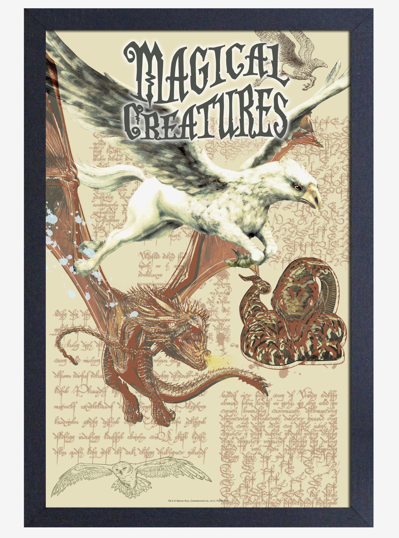 Harry Potter Magical Creatures Poster, , hi-res