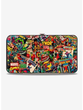 Marvel Retro Comic Books Stacked Hinged Wallet, , hi-res