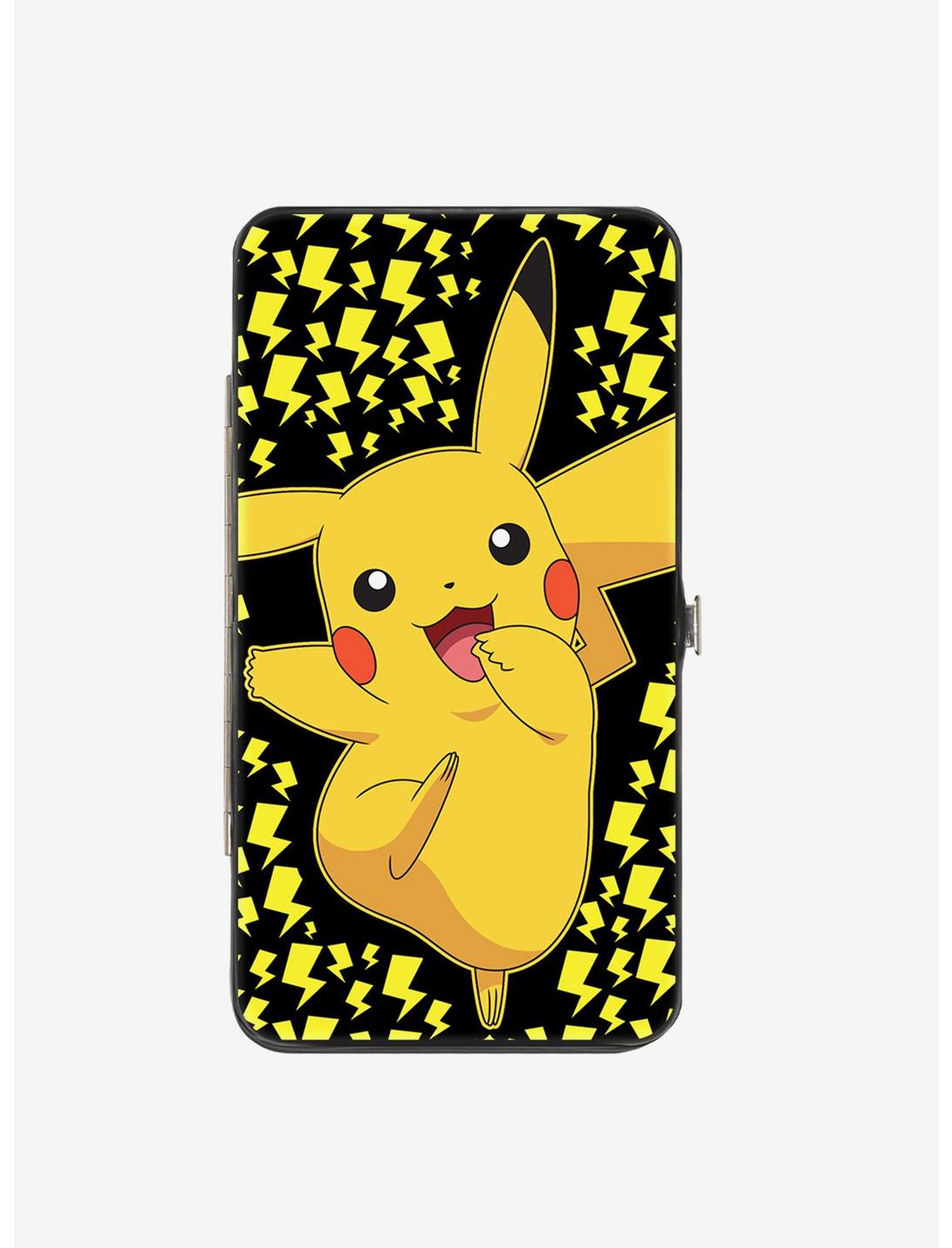 Pokemon Pikachu Happy Skipping Logo Hinged Wallet, , hi-res