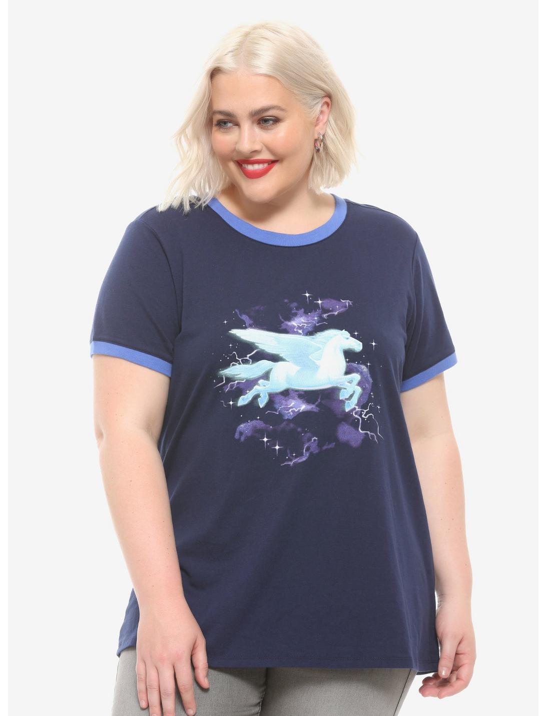 Her Universe Disney Pixar Onward Guinevere Girls Ringer T-Shirt Plus Size, MULTI, hi-res