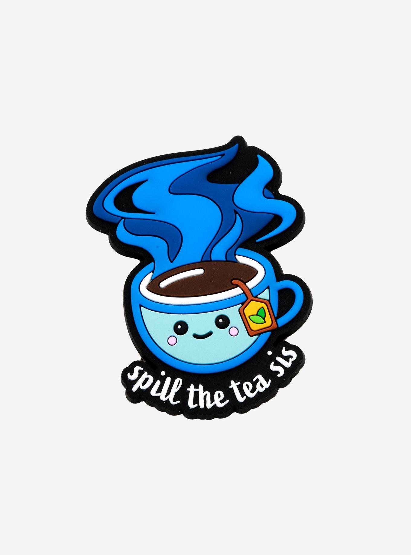 Spill The Tea Sis Chibi Magnet, , hi-res