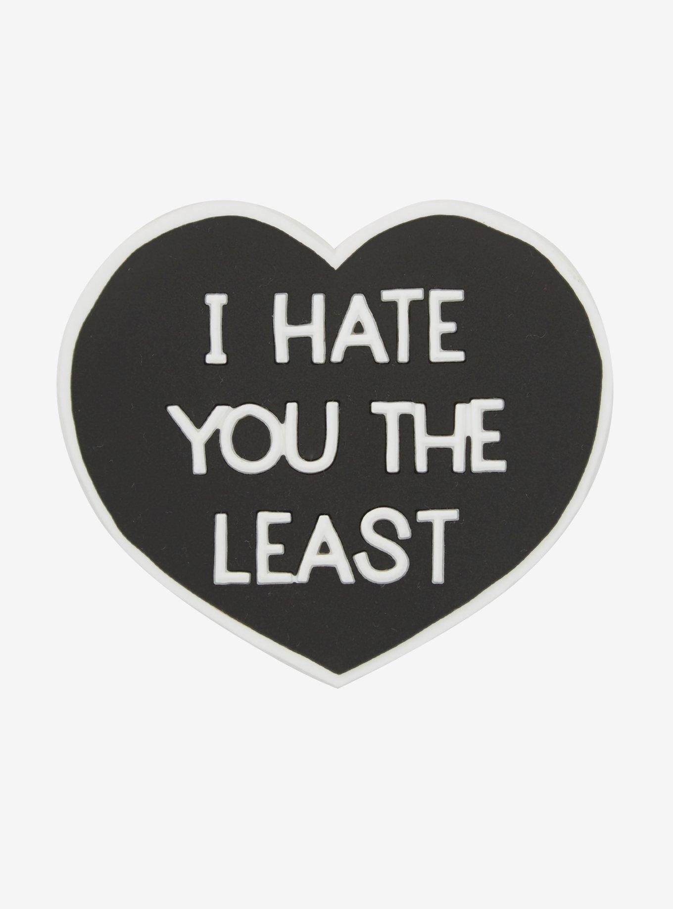 I Hate You The Least Black Heart Magnet, , hi-res