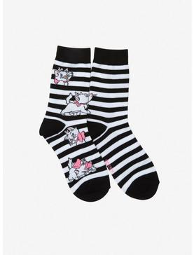 Plus Size Disney The Aristocats Striped Marie Ankle Socks, , hi-res