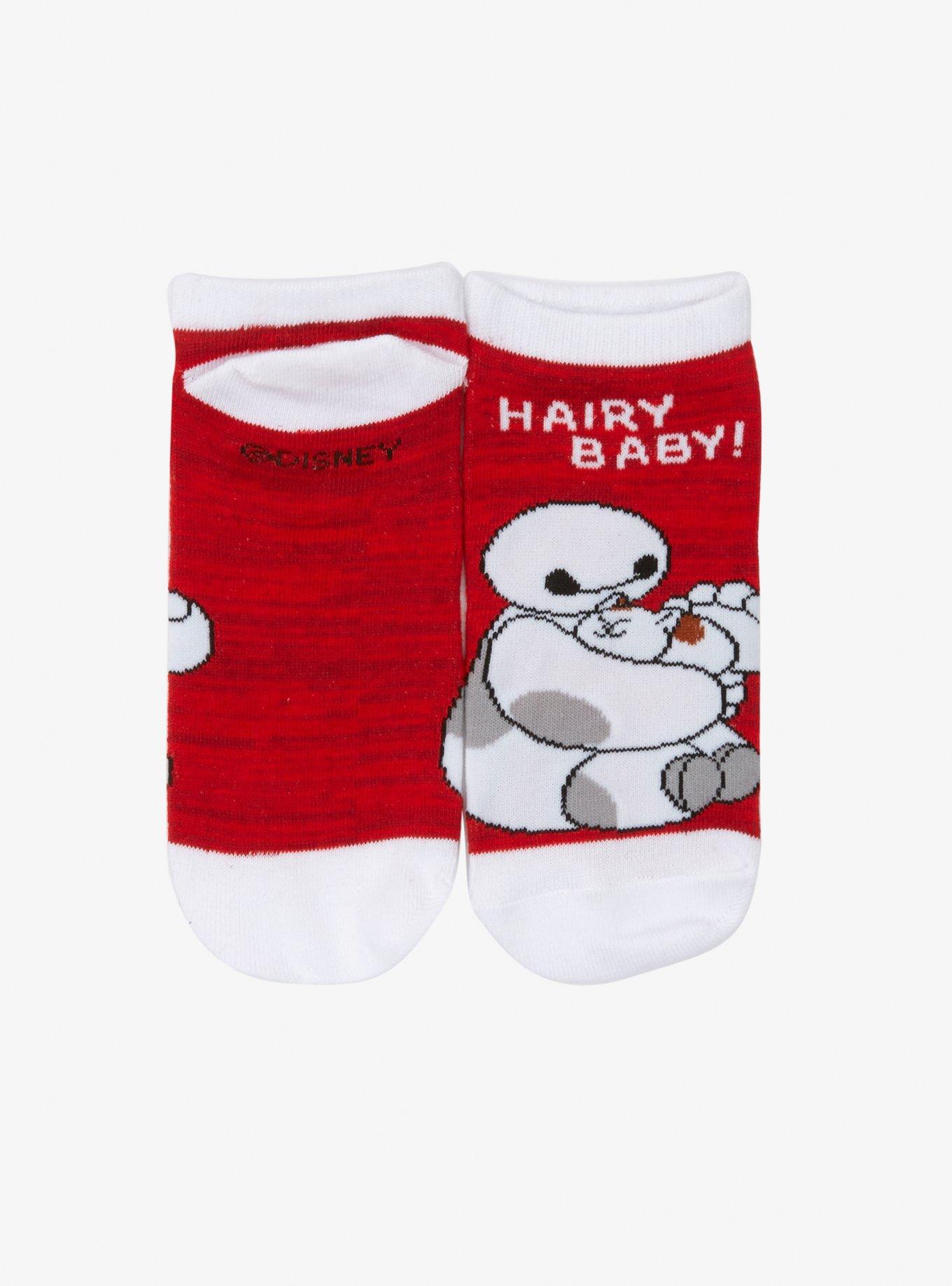 Disney Big Hero 6 Hairy Baby No-Show Socks, , hi-res