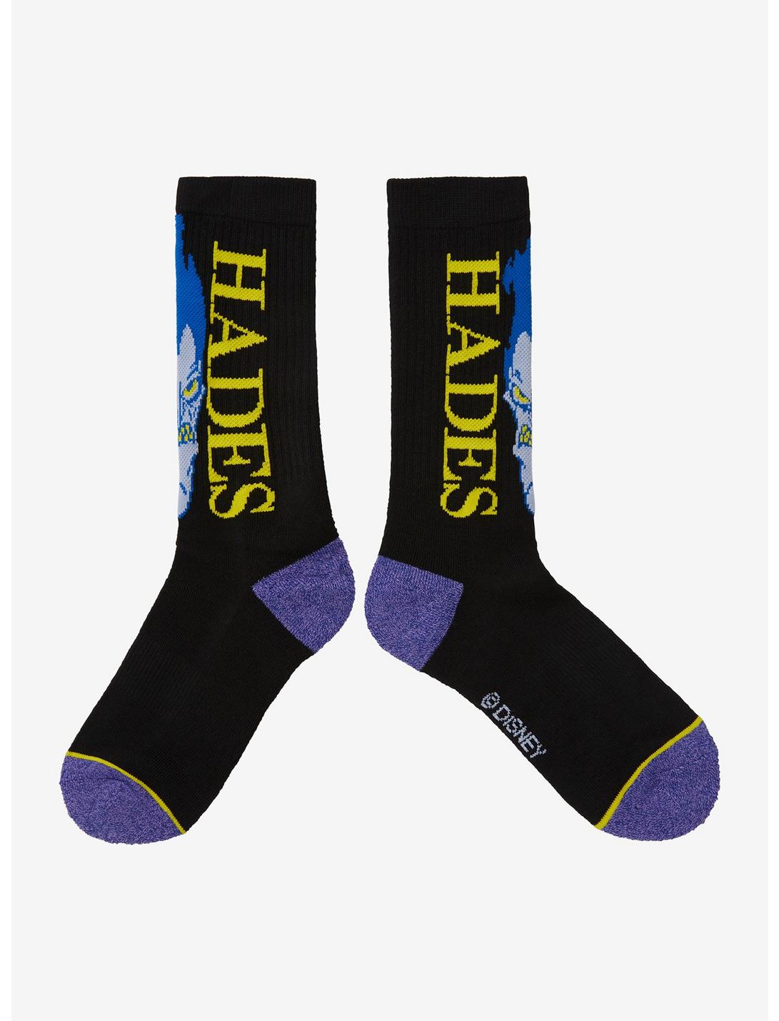Disney Hercules Hades Crew Socks, , hi-res