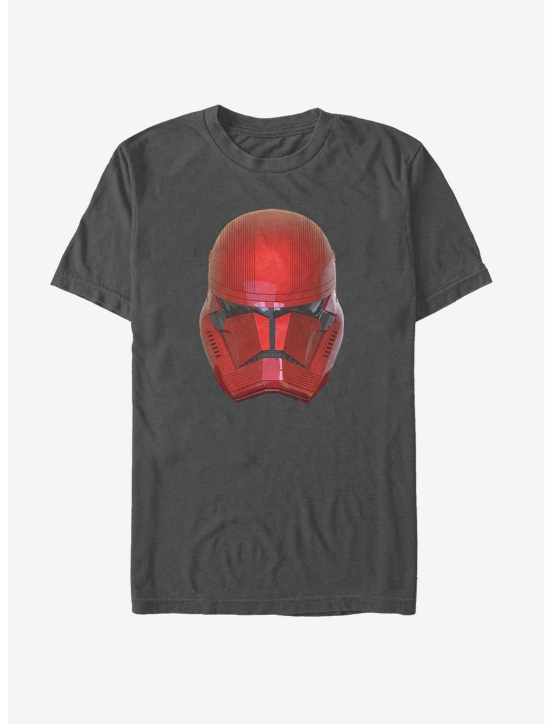 Star Wars Episode IX The Rise Of Skywalker Red Helm T-Shirt, CHARCOAL, hi-res