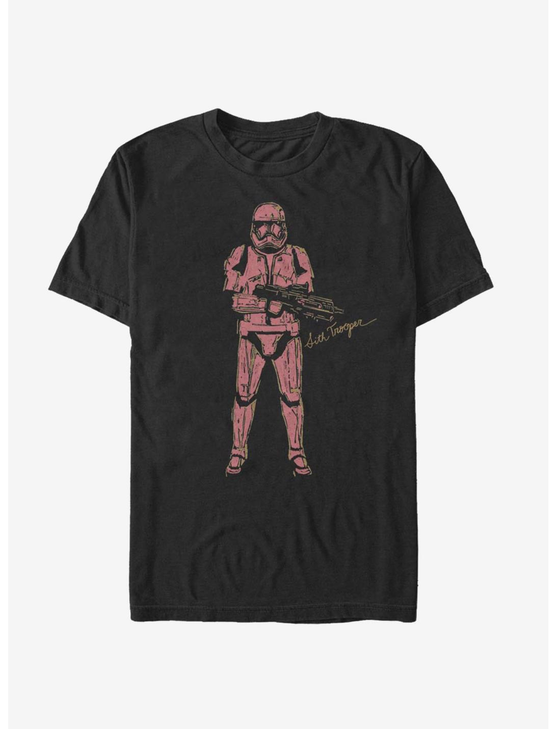 Star Wars Episode IX The Rise Of Skywalker Red Trooper T-Shirt, BLACK, hi-res