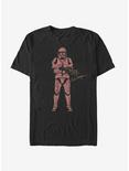 Star Wars Episode IX The Rise Of Skywalker Red Trooper T-Shirt, BLACK, hi-res