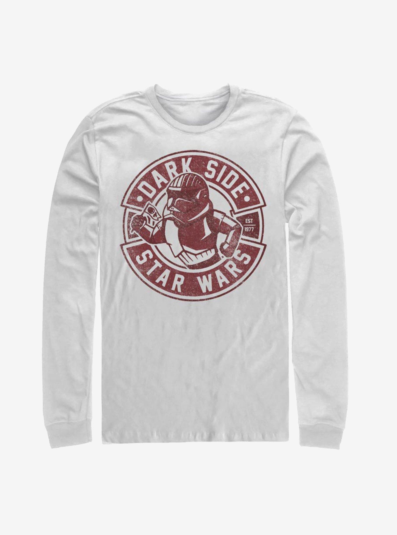 Star Wars Episode IX The Rise Of Skywalker Red Trooper Handdrawn Long-Sleeve T-Shirt, WHITE, hi-res