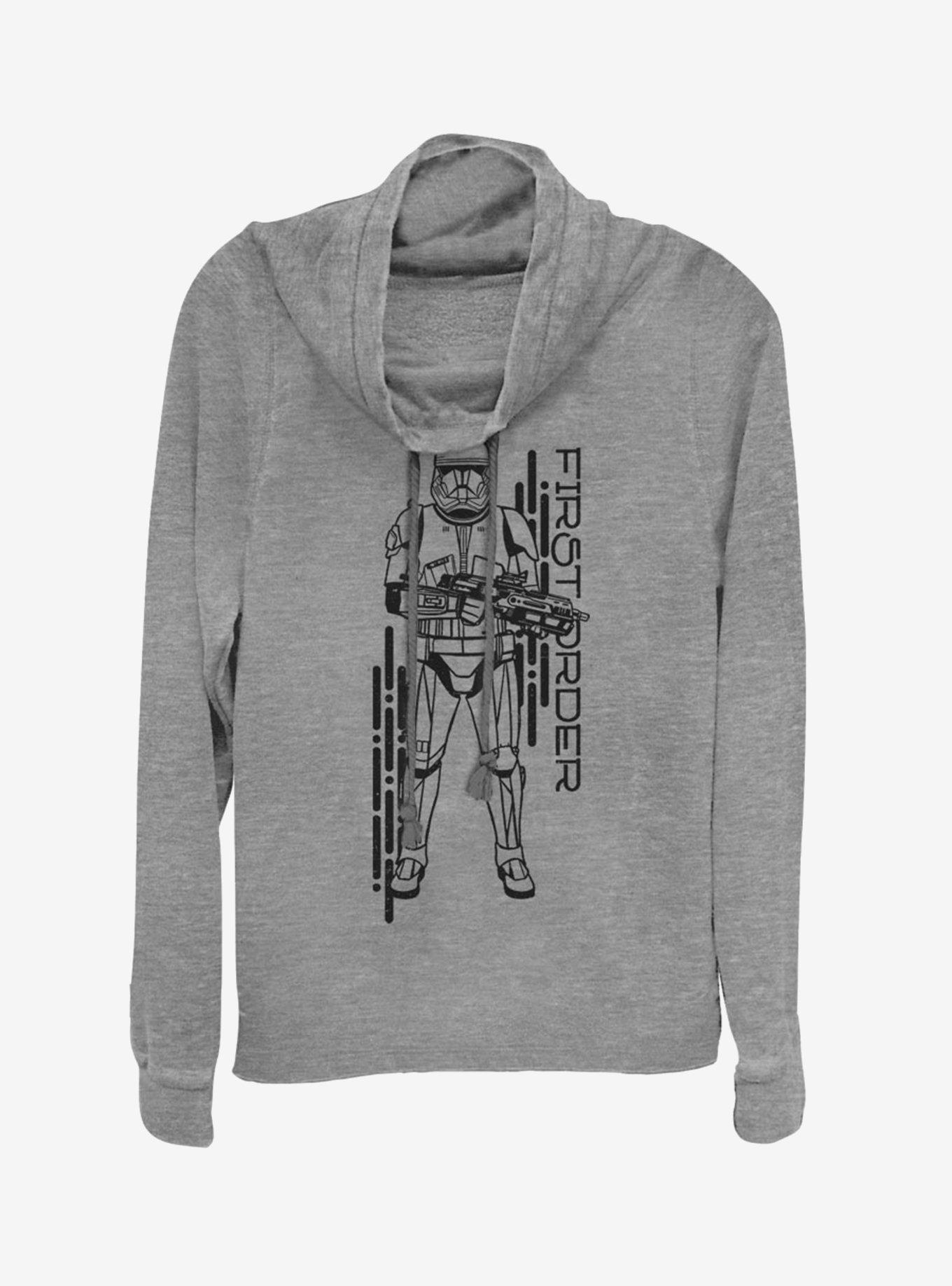 Star Wars Episode IX The Rise Of Skywalker Project Red Cowlneck Long-Sleeve Womens Top, , hi-res