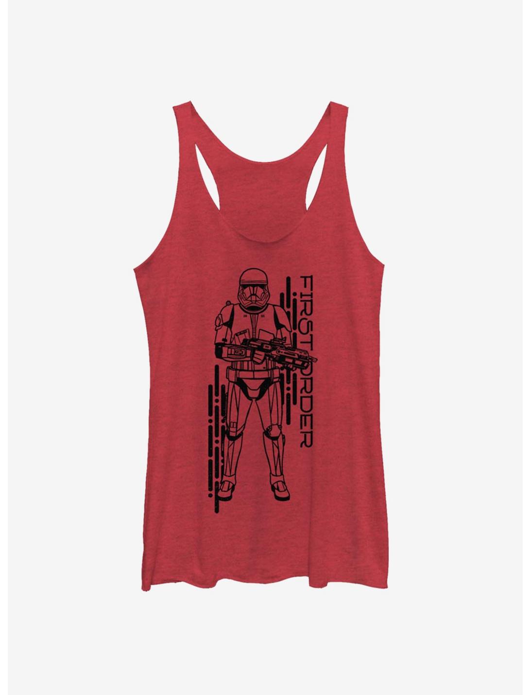 Star Wars Episode IX The Rise Of Skywalker Project Red Womens Tank Top, RED HTR, hi-res