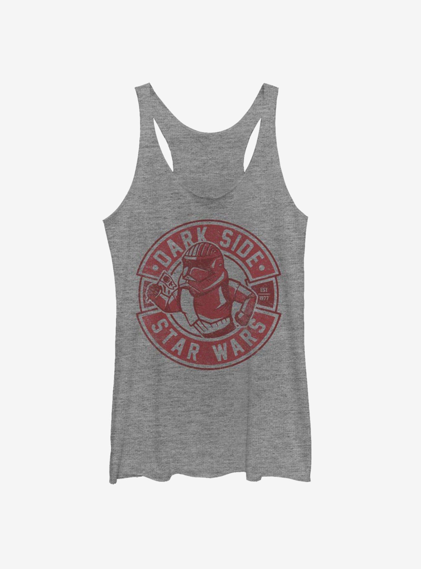 Star Wars Episode IX The Rise Of Skywalker Red Trooper Handdrawn Womens Tank Top, GRAY HTR, hi-res