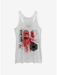 Star Wars Episode IX The Rise Of Skywalker Red Trooper Schematic Womens Tank Top, WHITE HTR, hi-res