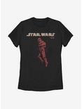 Star Wars Episode IX The Rise Of Skywalker Jet Red Womens T-Shirt, BLACK, hi-res