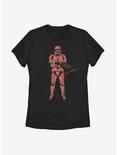 Star Wars Episode IX The Rise Of Skywalker Red Trooper Womens T-Shirt, BLACK, hi-res