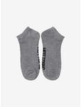 Hot Topic Grey Ankle Socks, , hi-res