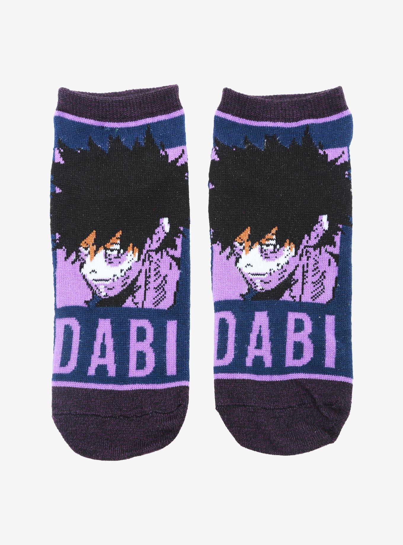 My Hero Academia Dabi No-Show Socks, , hi-res