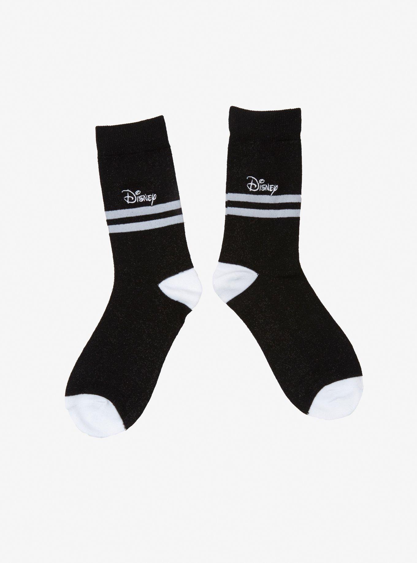 Disney Logo Sparkle Ankle Socks, , hi-res