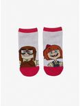 Disney Pixar Up Carl & Ellie No-Show Socks, , hi-res