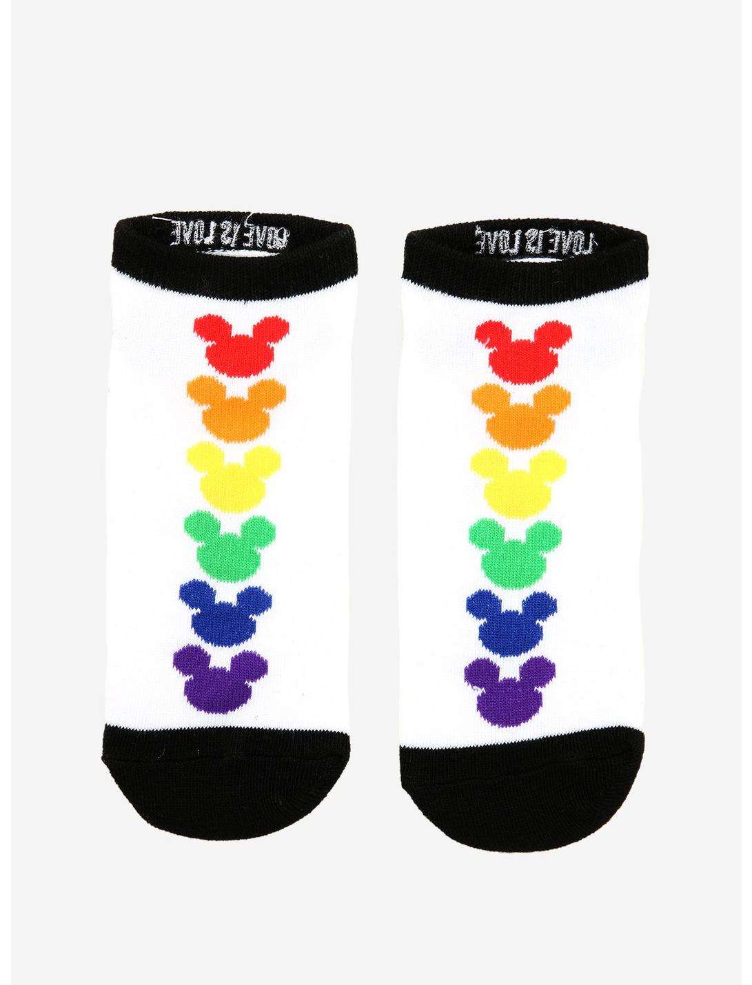 Disney Mickey Mouse Love Is Love No-Show Socks, , hi-res