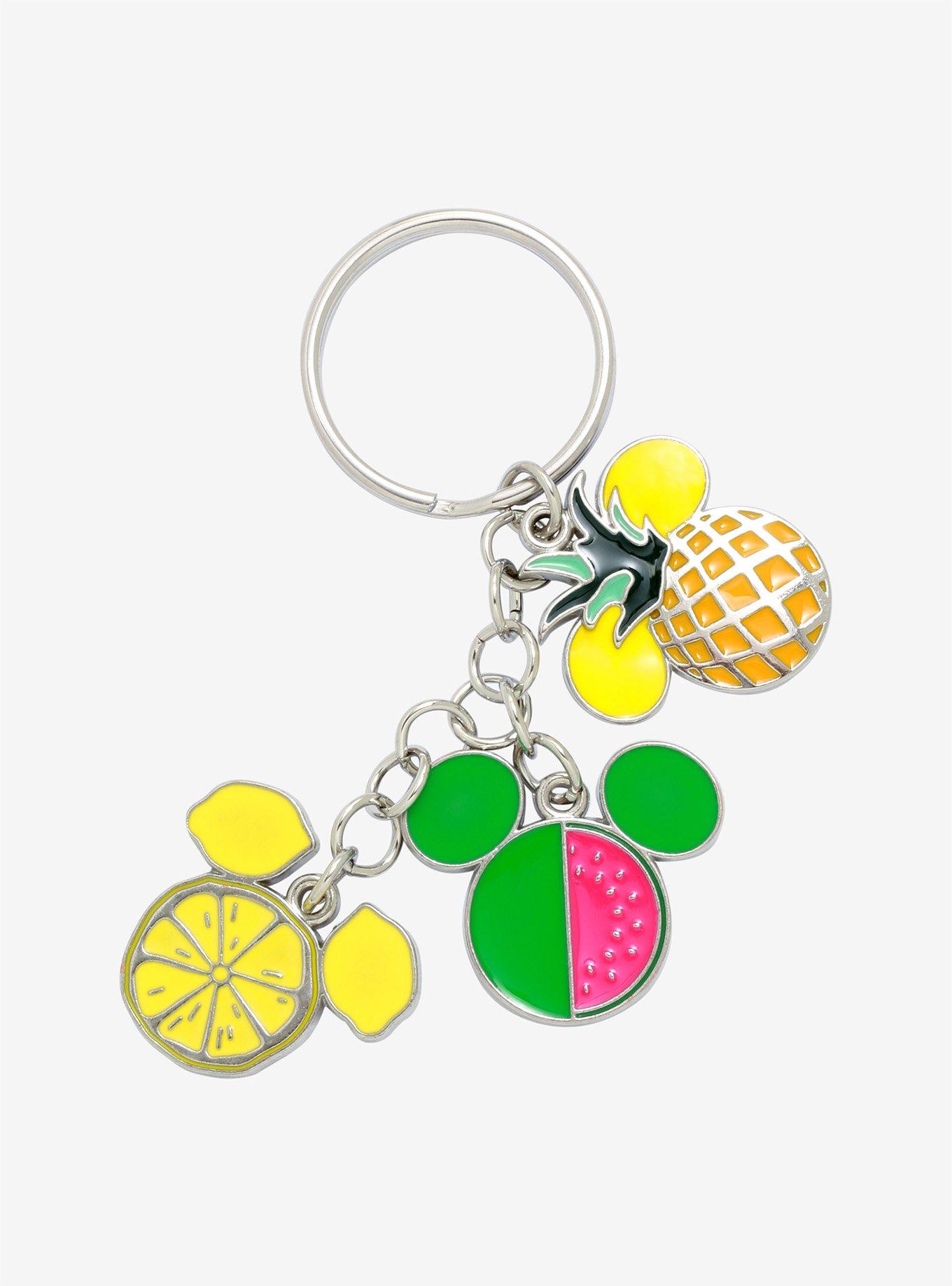 Disney Mickey Mouse Fruit Dangle Key Chain, , hi-res