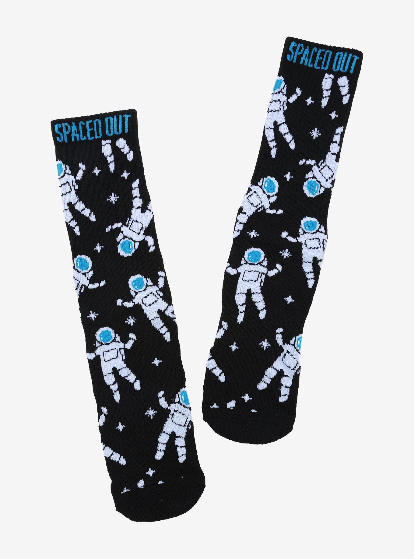 Spaced Out Astronaut Crew Socks, , hi-res