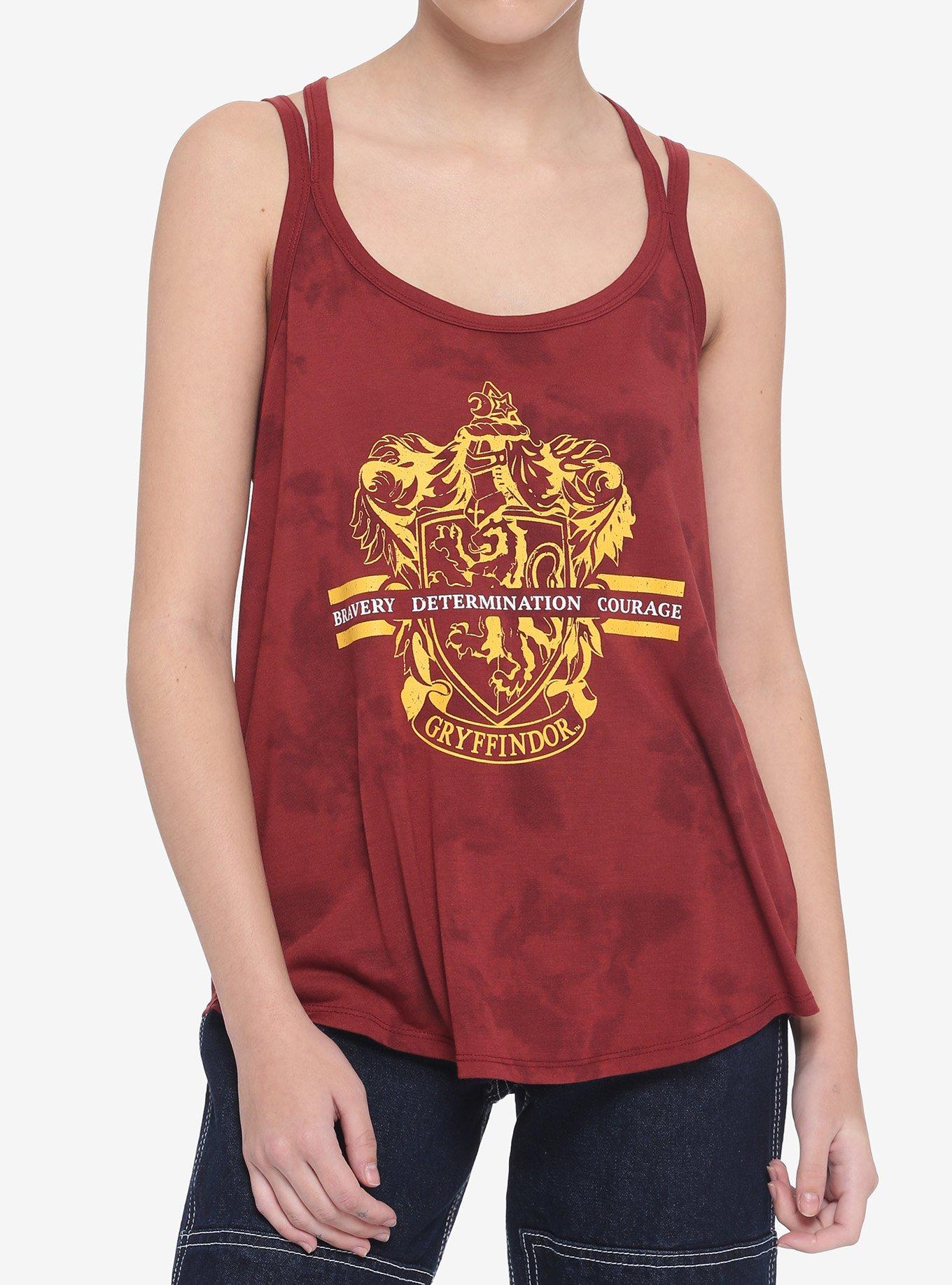 Harry Potter Gryffindor Tie-Dye Girls Strappy Tank Top, MULTI, hi-res