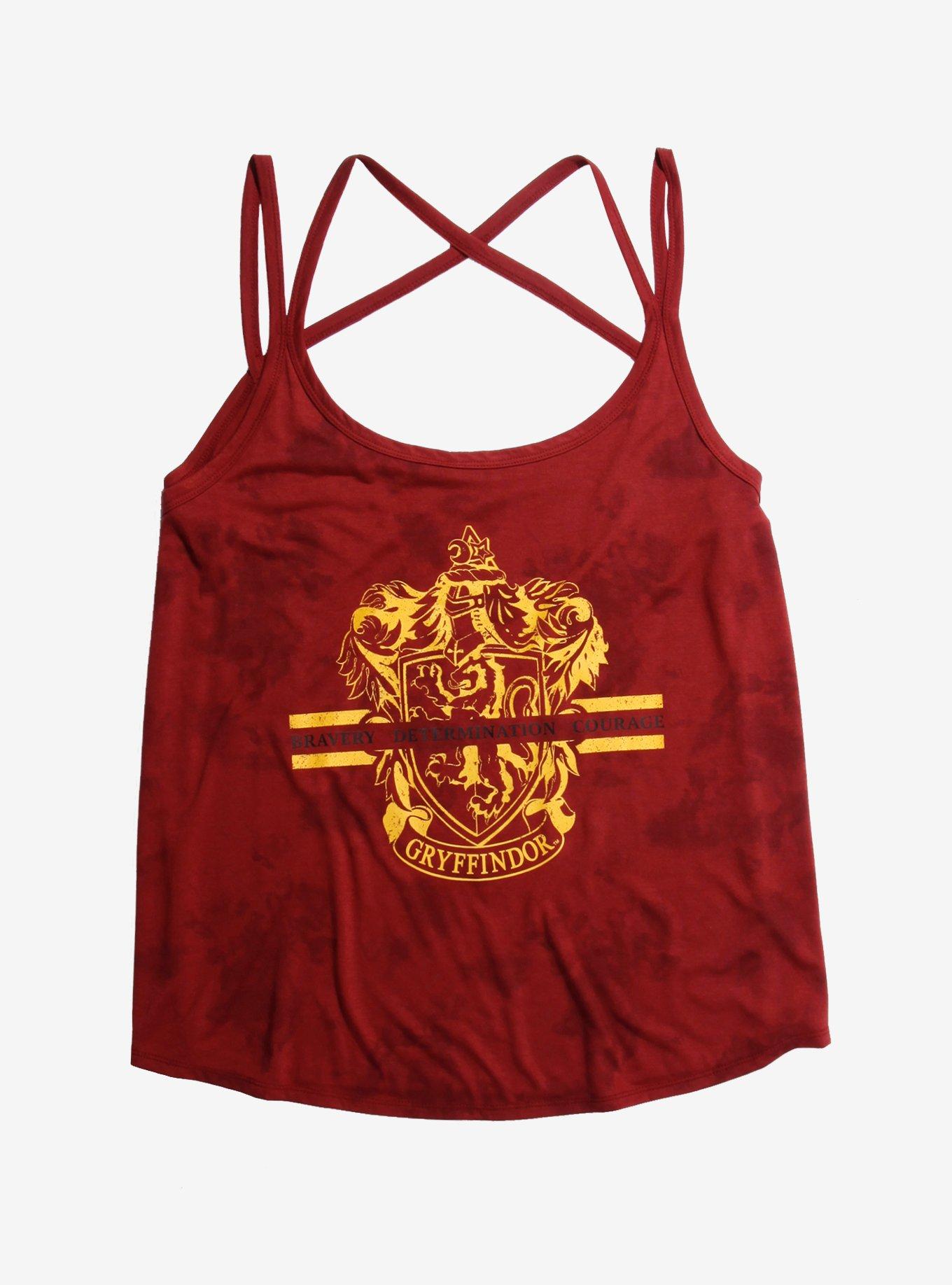 Harry Potter Gryffindor TieDye Girls Strappy Tank Top Plus Size Hot