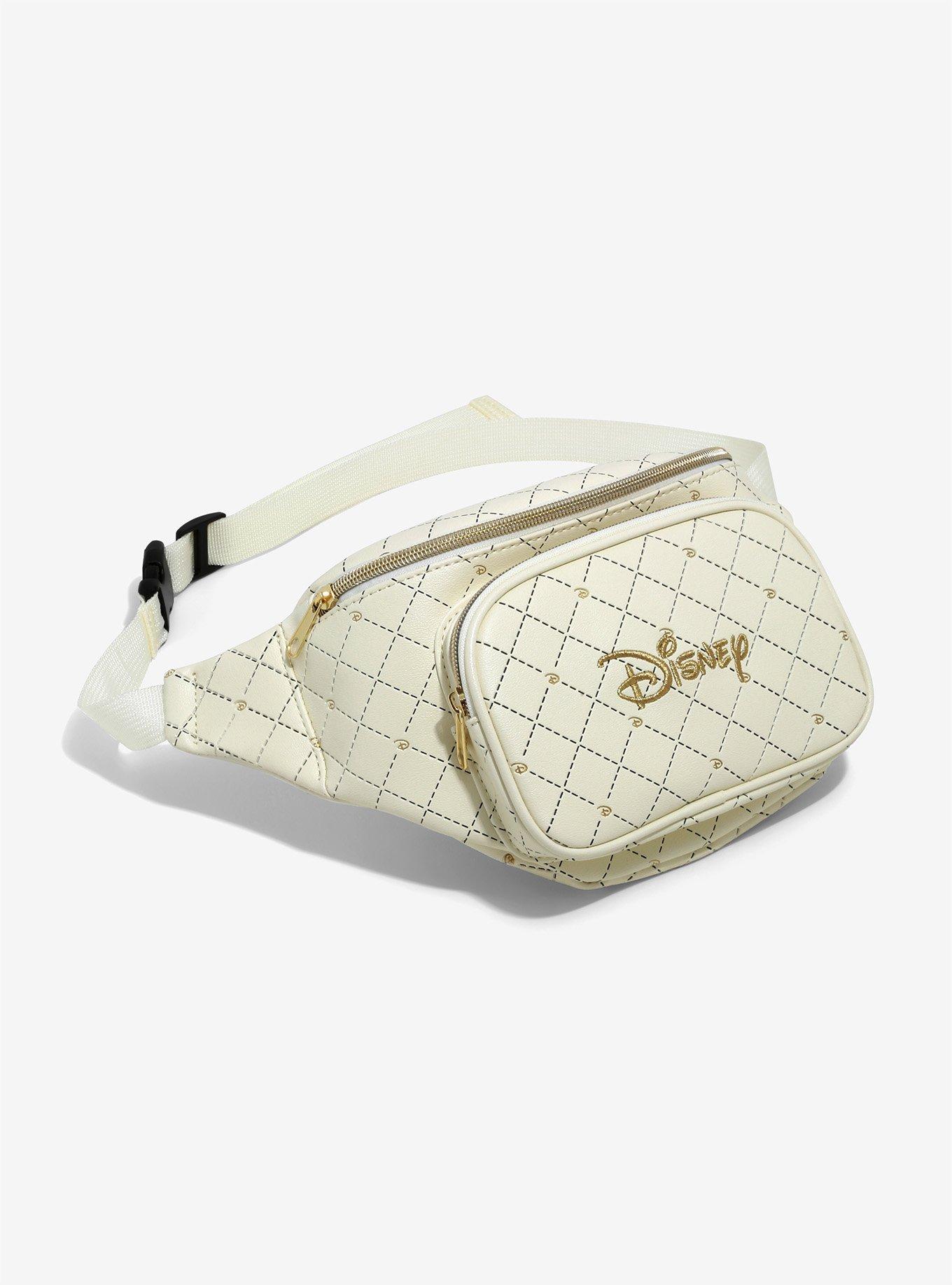 Loungefly Disney Logo Quilted Fanny Pack