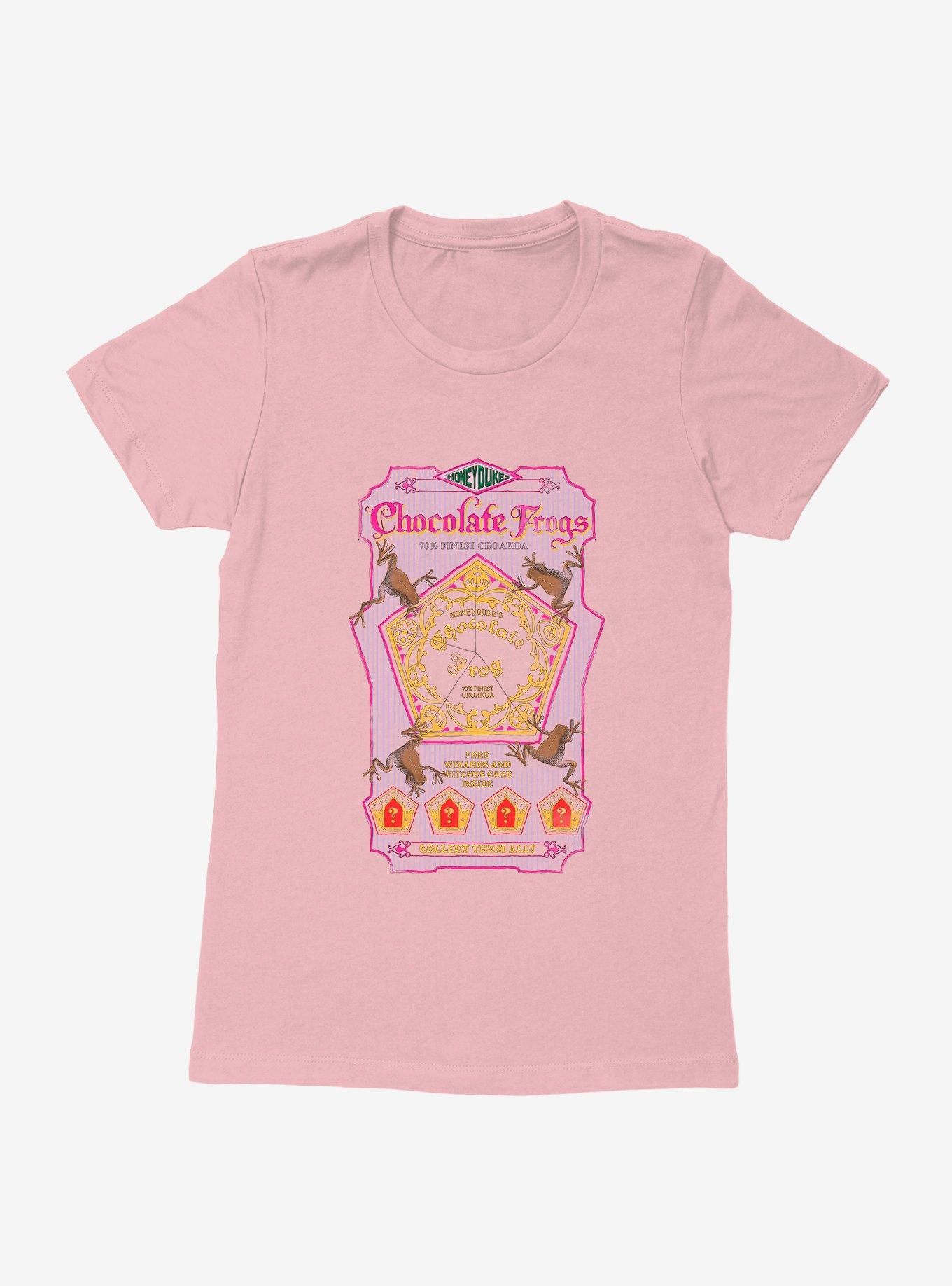 Harry Potter Honeydukes Chocolate Frogs Extra Soft Girls Pink T-Shirt, LIGHT PINK, hi-res
