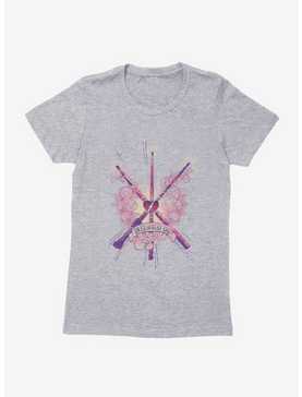Harry Potter Until The Very End Wands Extra Soft Girls Heather Grey T-Shirt, , hi-res