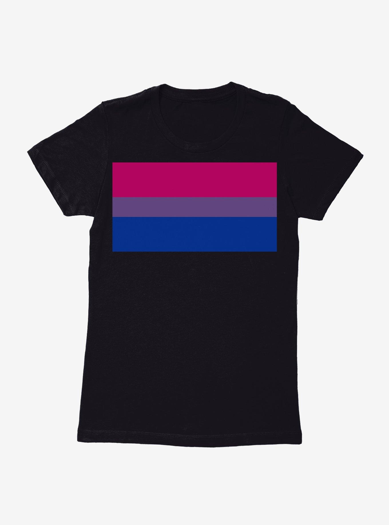 Extra Soft Pride Bisexual Flag Girls T-Shirt, BLACK, hi-res