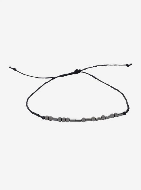 F Ck It Morse Code Cord Bracelet Hot Topic