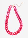 Pink Chain Necklace, , hi-res