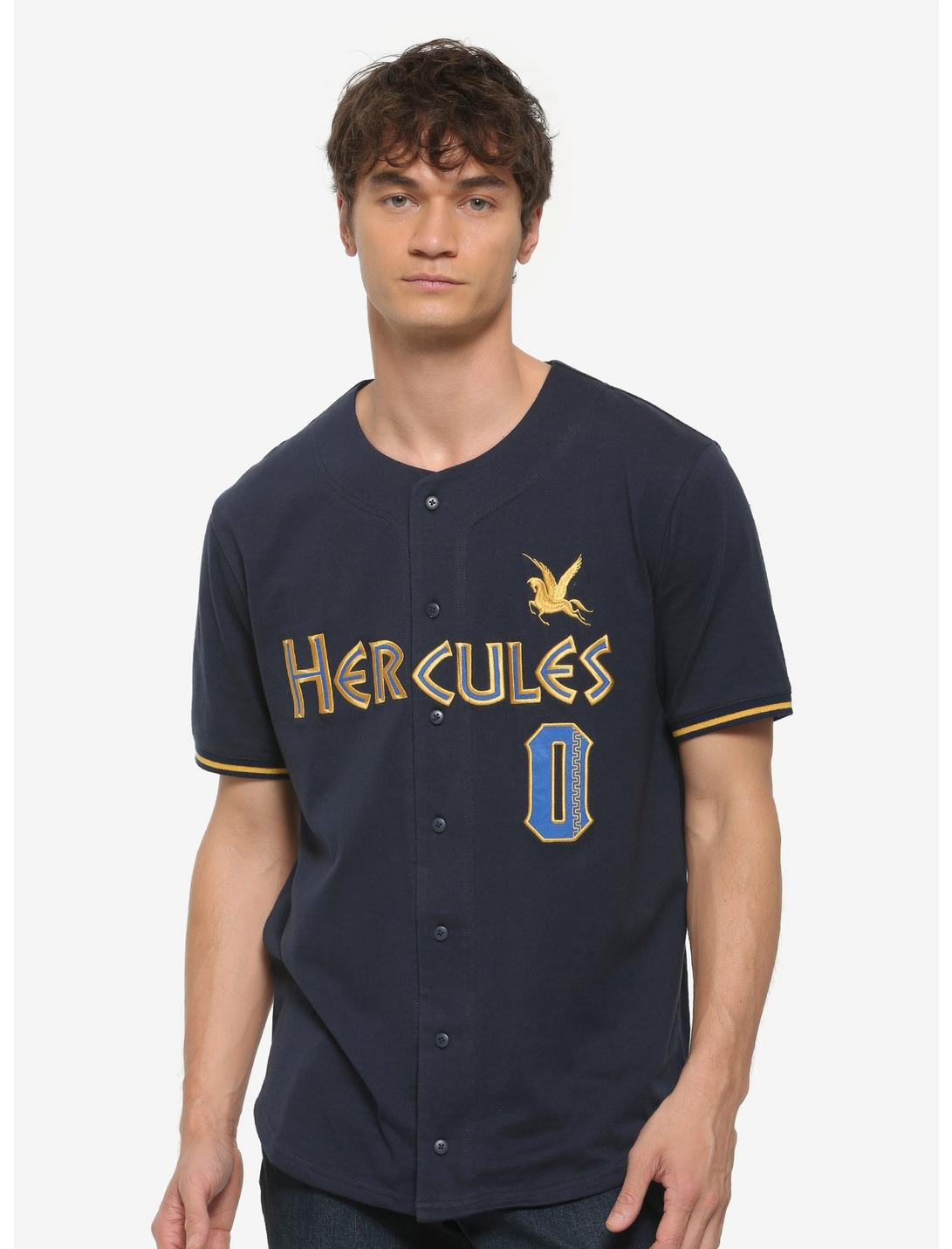 Disney Hercules Zero to Hero Baseball Jersey - BoxLunch Exclusive, BLUE, hi-res