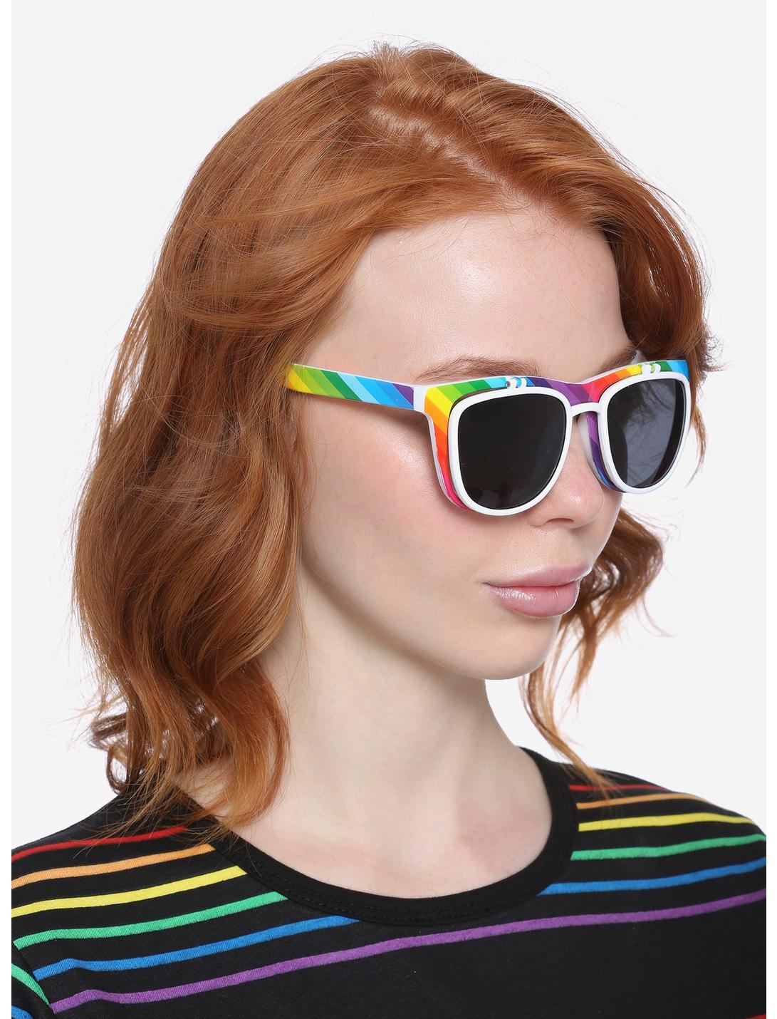 Rainbow Retro Sunglasses, , hi-res