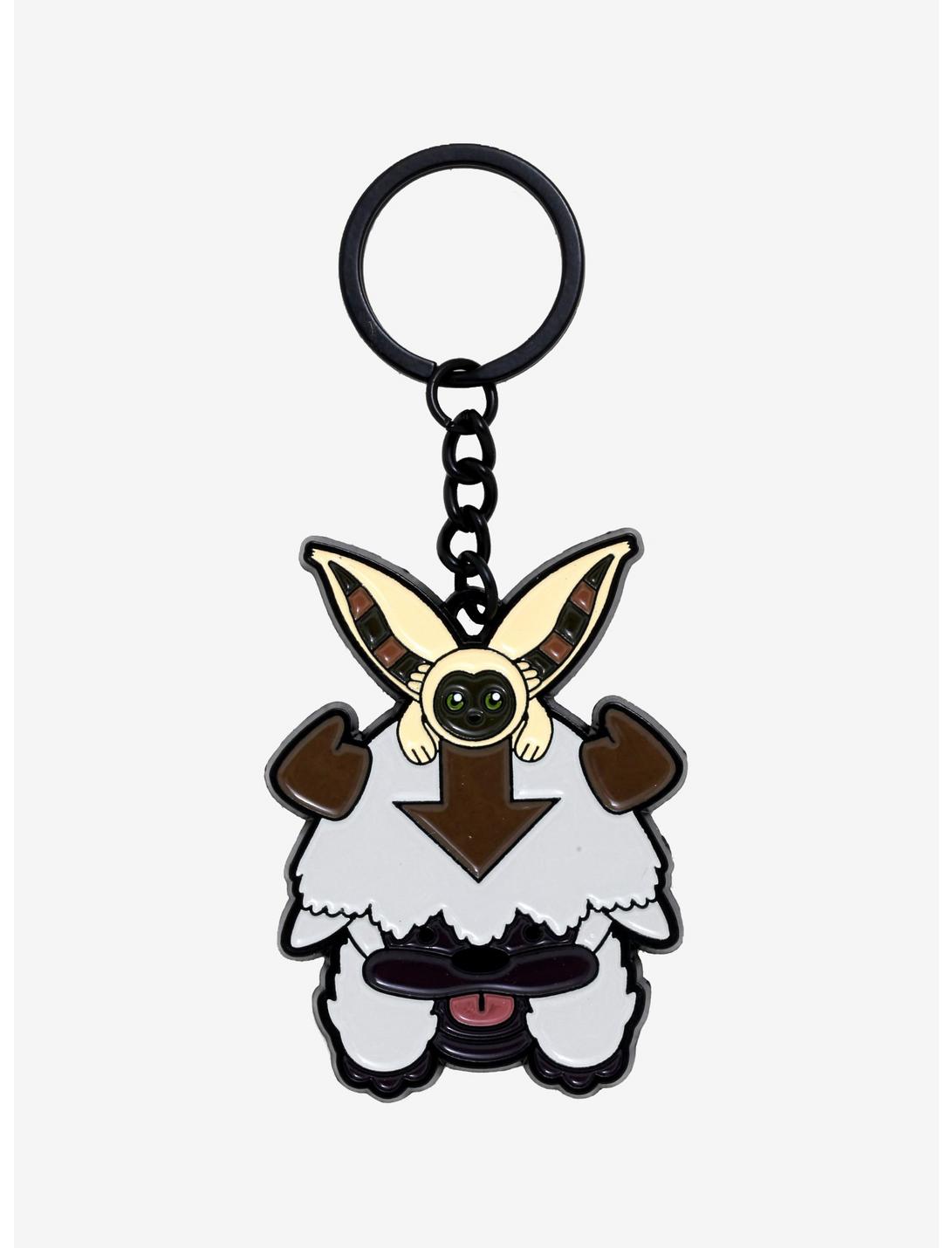 Avatar: The Last Airbender Appa & Momo Enamel Keychain - BoxLunch Exclusive, , hi-res
