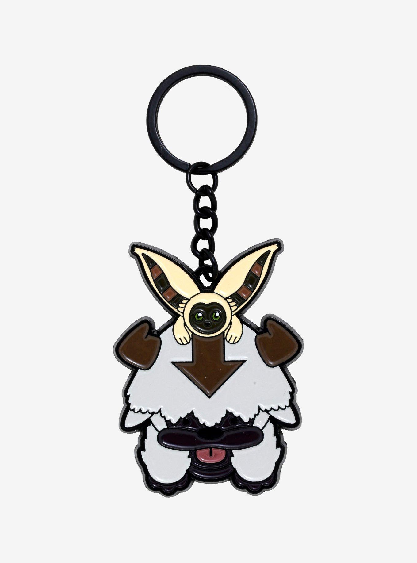 Avatar: The Last Airbender Appa & Momo Enamel Keychain - BoxLunch Exclusive, , hi-res