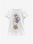 Disney Daisy Duck Classic Vintage Daisy Youth Girls T-Shirt, WHITE, hi-res