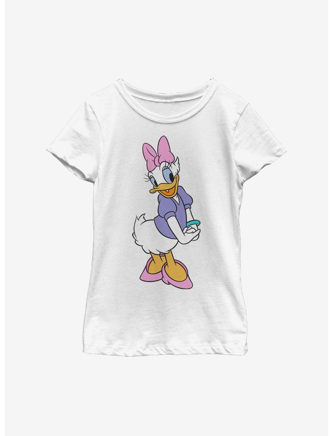 Disney Daisy Duck Traditional Daisy Youth Girls T-Shirt, WHITE, hi-res