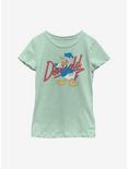Disney Donald Duck Autograph Youth Girls T-Shirt, MINT, hi-res