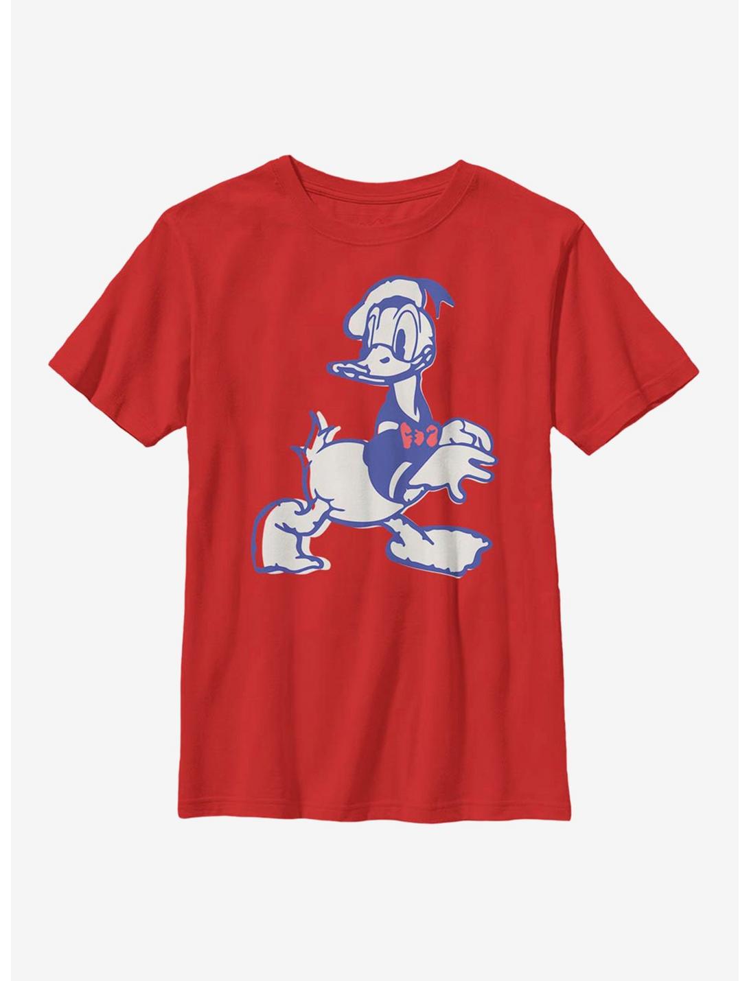 Disney Donald Duck Donald Heritage Youth T-Shirt, RED, hi-res