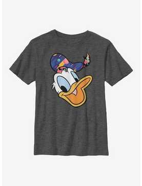 Disney Donald Duck Pattern Face Youth T-Shirt, , hi-res