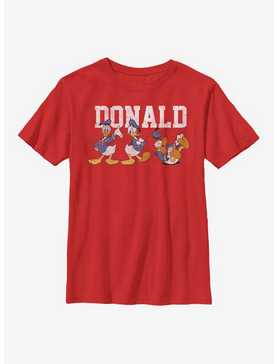Disney Donald Duck Donald Poses Youth T-Shirt, , hi-res