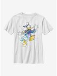 Disney Donald Duck Splatter Youth T-Shirt, WHITE, hi-res