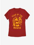 Disney Mickey Mouse Year Of The Mouse Womens T-Shirt, RED, hi-res
