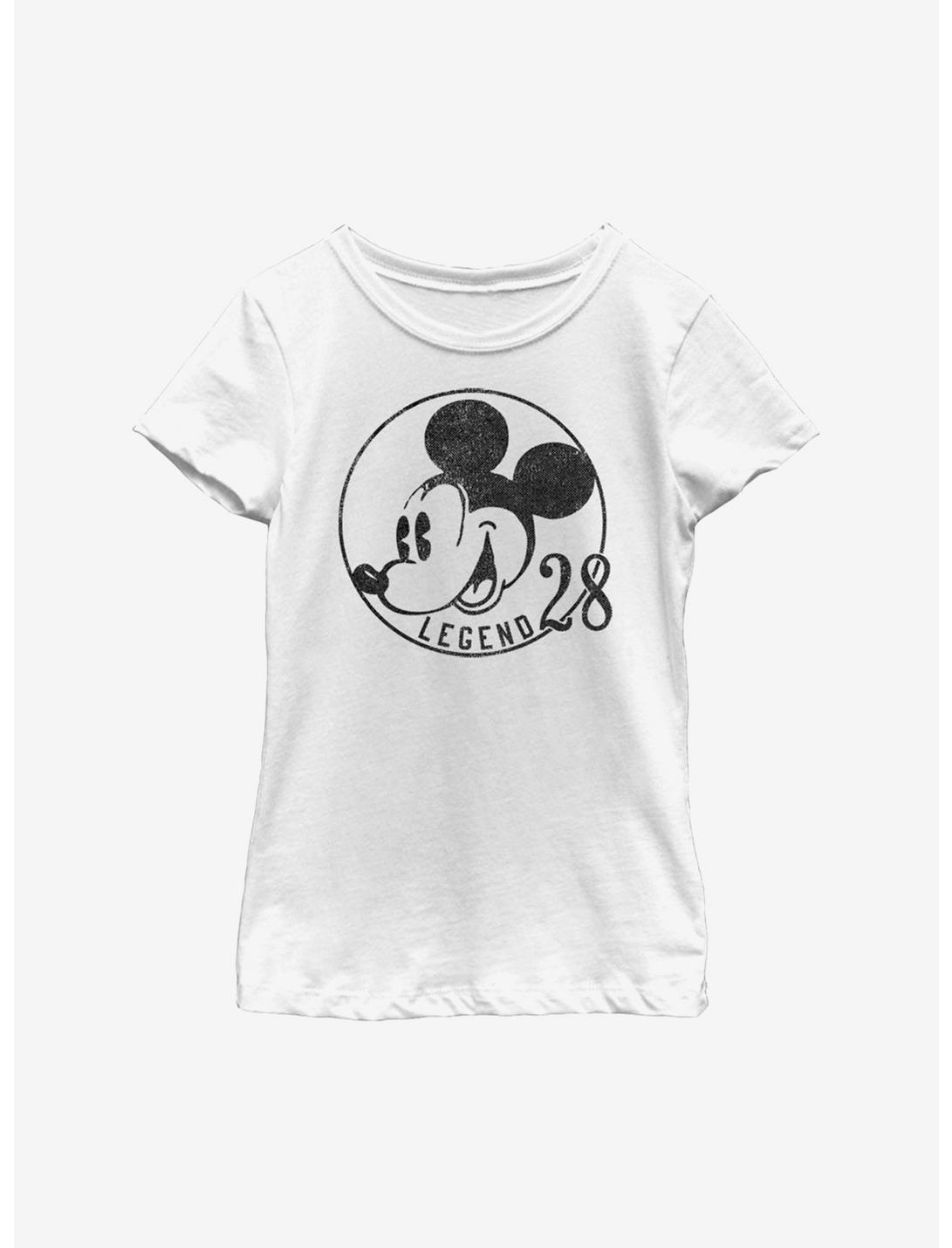 Disney Mickey Mouse 1928 Legend Youth Girls T-Shirt, WHITE, hi-res