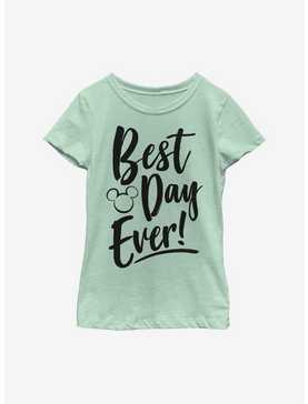 Disney Mickey Mouse Best Day Ever Youth Girls T-Shirt, , hi-res