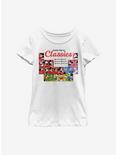 Disney Mickey Mouse Periodic Table Of Classics Youth Girls T-Shirt, WHITE, hi-res