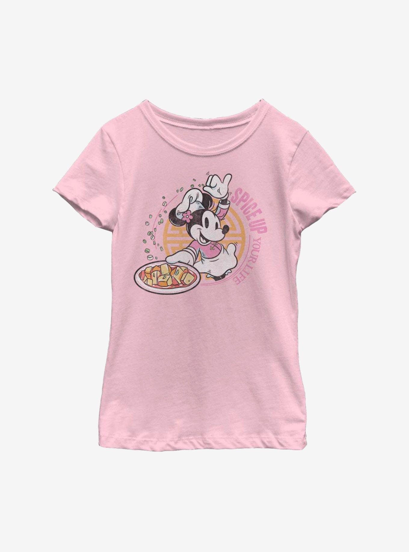 Disney Minnie Mouse Spice Up Your Life Youth Girls T-Shirt, , hi-res
